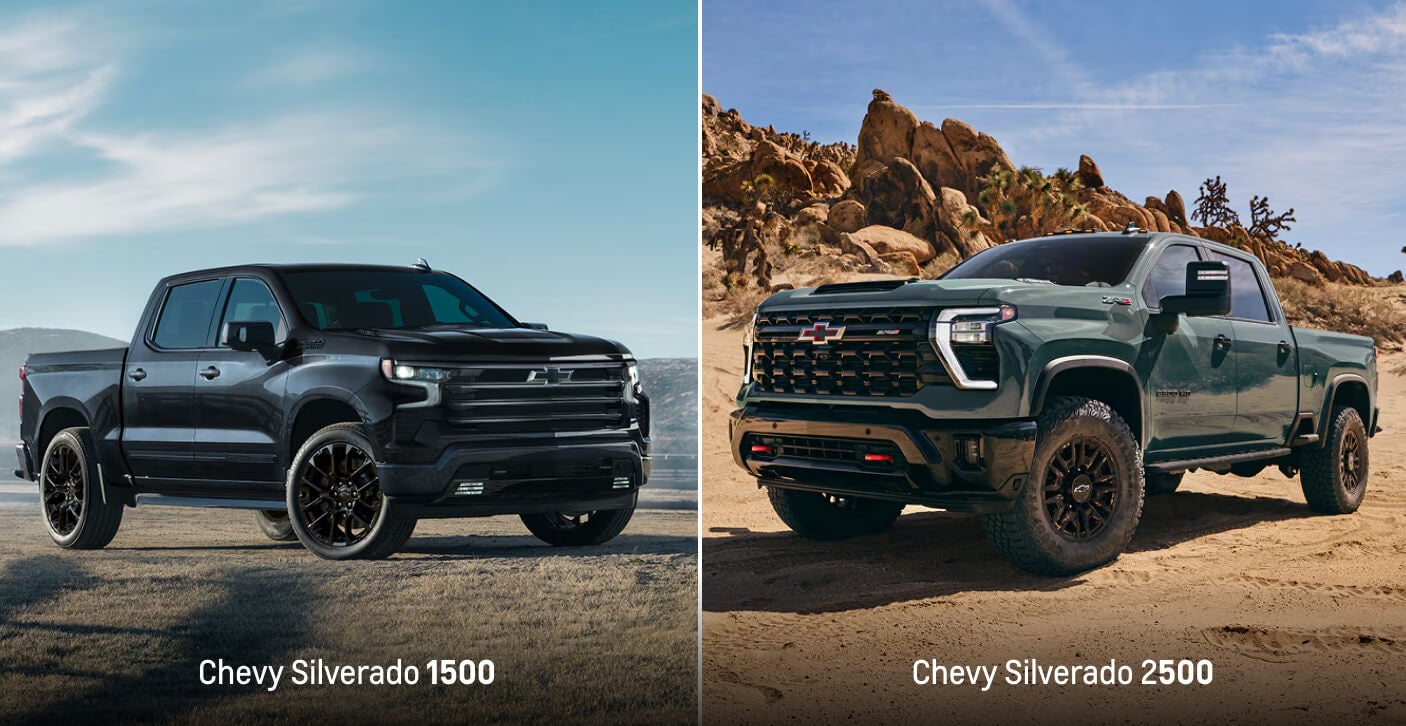 2026 Chevy Silverado 1500 vs. 2026 Chevy Silverado 2500 HD Price & Configurations