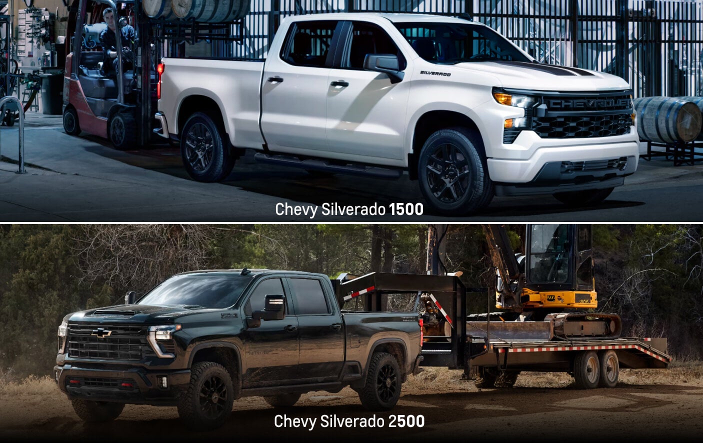 2026 Chevy Silverado 1500 vs. 2026 Chevy Silverado 2500 HD Towing & Payload Capacity