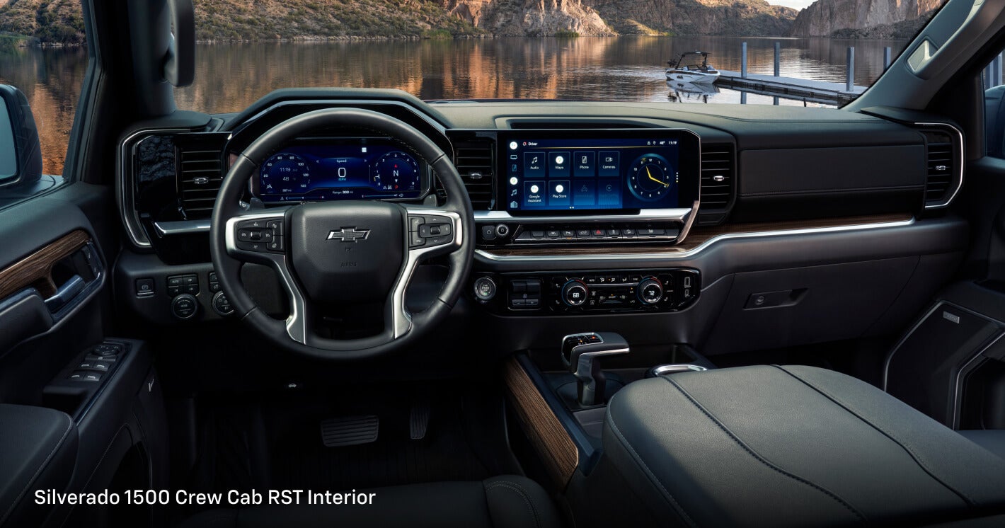 2025 Chevy Silverado 1500 vs. 2025 Ford F-150 Cabin & Tech