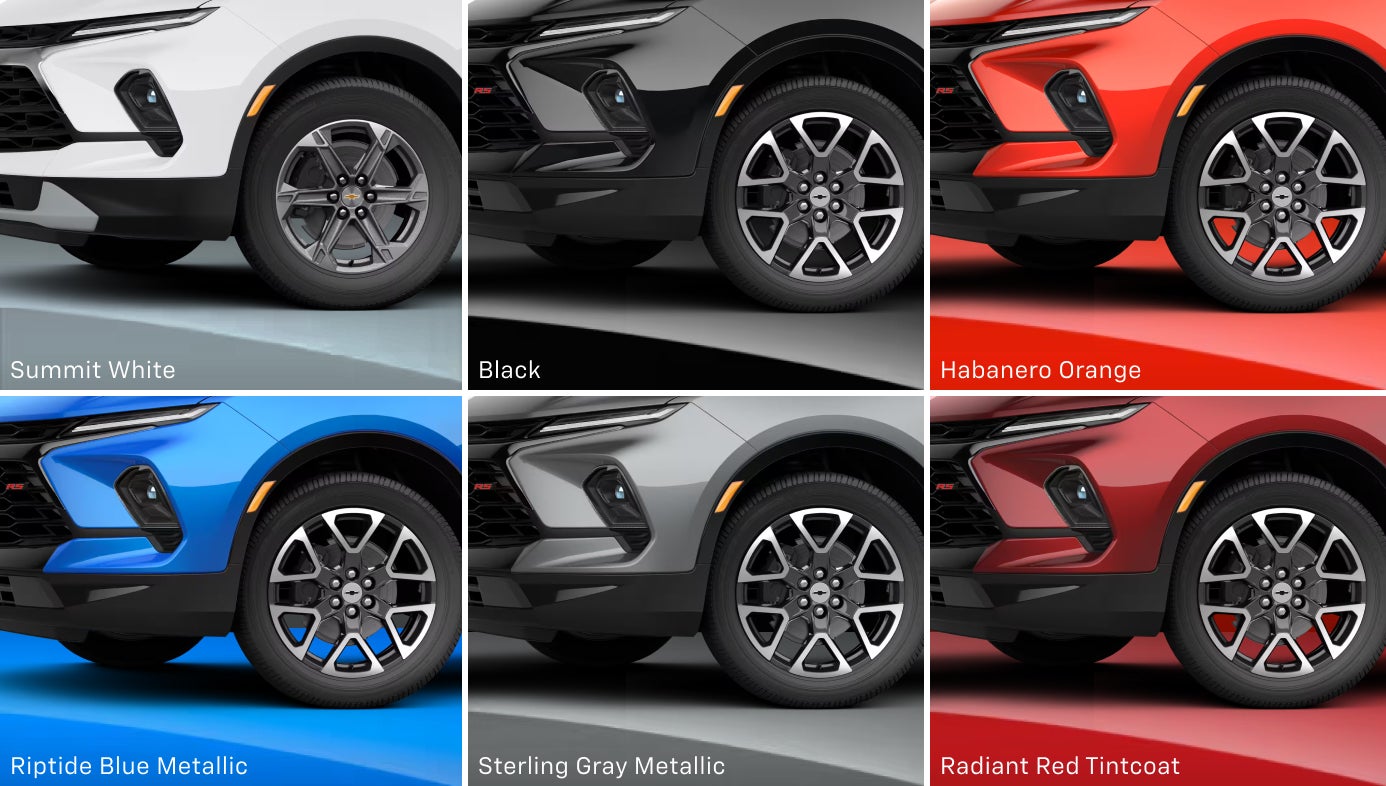 New Blazer Exterior Colors